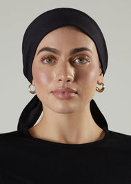 Bandana Black Hijab Cap