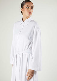 White Cheesecloth Maxi