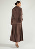 Peplum Top Taupe