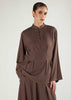 Peplum Top Taupe