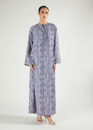 Blue Stripe Kaftan