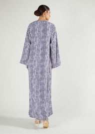 Blue Stripe Kaftan