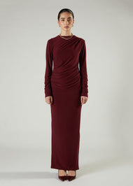 Alaia Maxi Burgundy