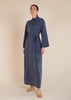 Blue Collared Abaya