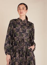 Camo Tiered Maxi