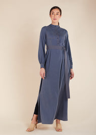 Blue Naarda Print Hijab