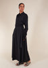 Cotton Poplin Skirt Black
