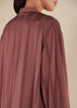 Dusty Pink Open Abaya