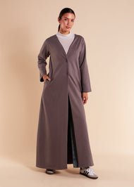 Longline Coat Grey