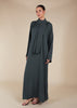 Prayer Abaya Grey