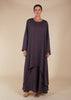 Layered Abaya Mauve