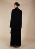 Pave Trim Abaya Black