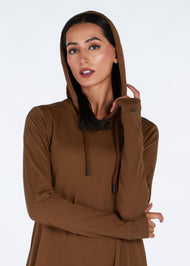 Hoody Abaya Coffee