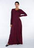 Mulberry Abaya Burgundy