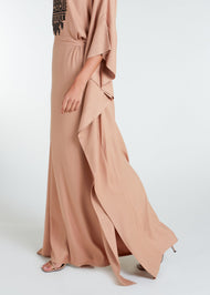 Tatreez Kaftan Nude