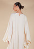 Floaty Tatreez Kaftan Cream