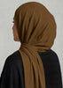 Premium Jersey Hijab Cacao