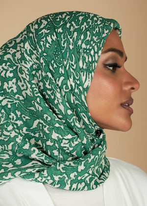 Verdant Print Hijab