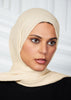 Ivory Wool Modal Hijab