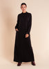 Knitted Abaya Black