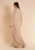 Knitted Abaya Cream