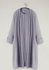 Girls Two Piece Open Abaya With Slip Lilac