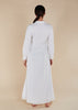 Linen Mandarin Neck Maxi
