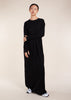 Long Tee Abaya Black