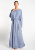 Loose Fit Abaya Blue