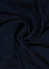 Midnight Blue Chiffon Silk Hijab