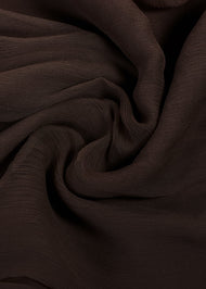 Mahogany Chiffon Silk Hijab