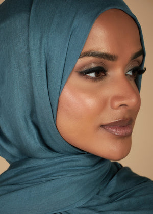 Mallard Blue Modal Hijab | Hijabs | Aab Modest Wear