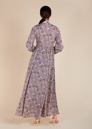 Mauve Magnolia Maxi Dress