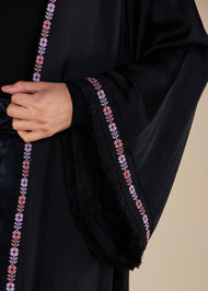 Miniature Rose Open Abaya