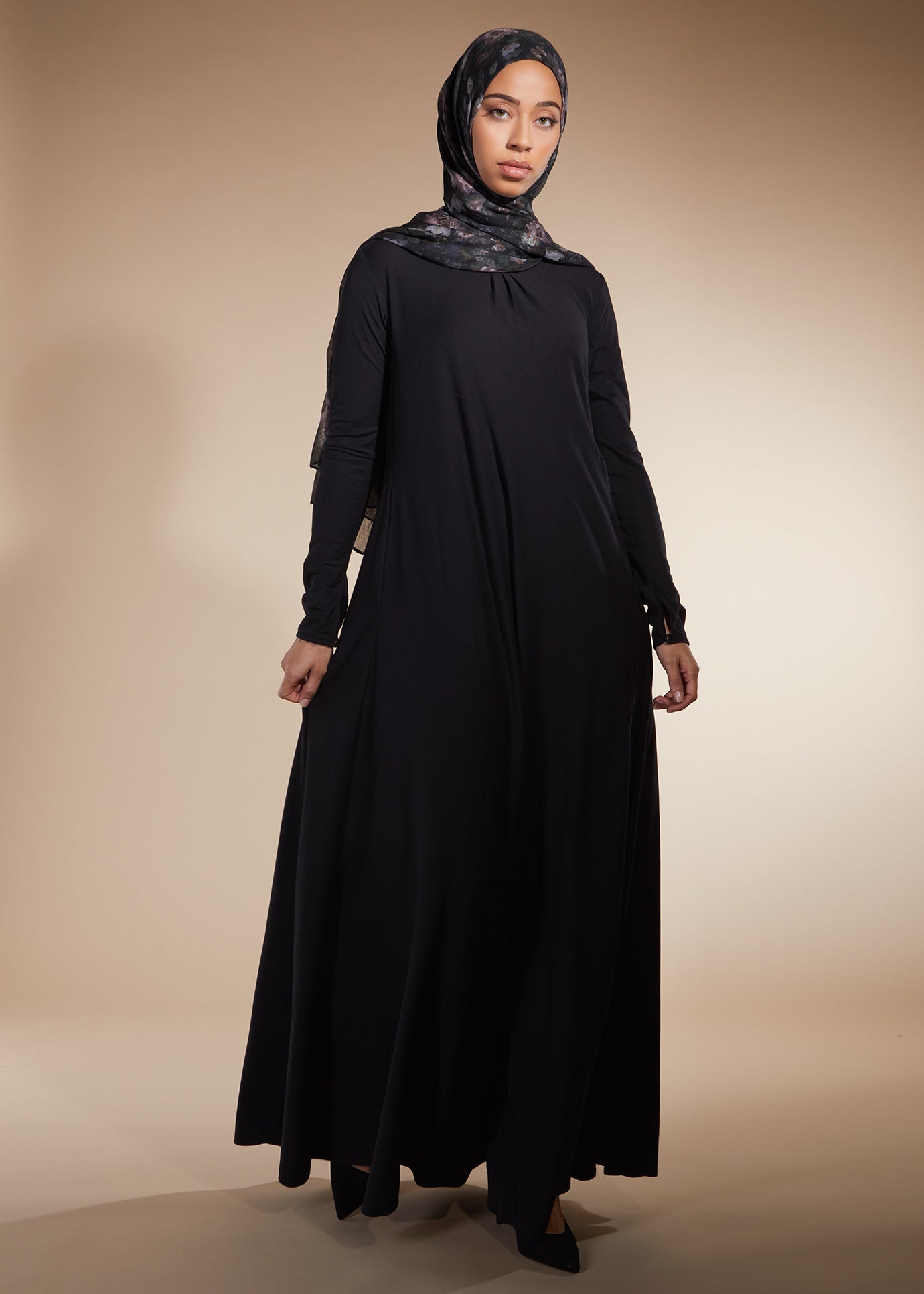 Mulberry Abaya Black | Modest Abayas | Aab Modest Wear XXS / 52 Mulberry Abaya Black | Modest Abayas | Aab Modest Wear XXS / 52