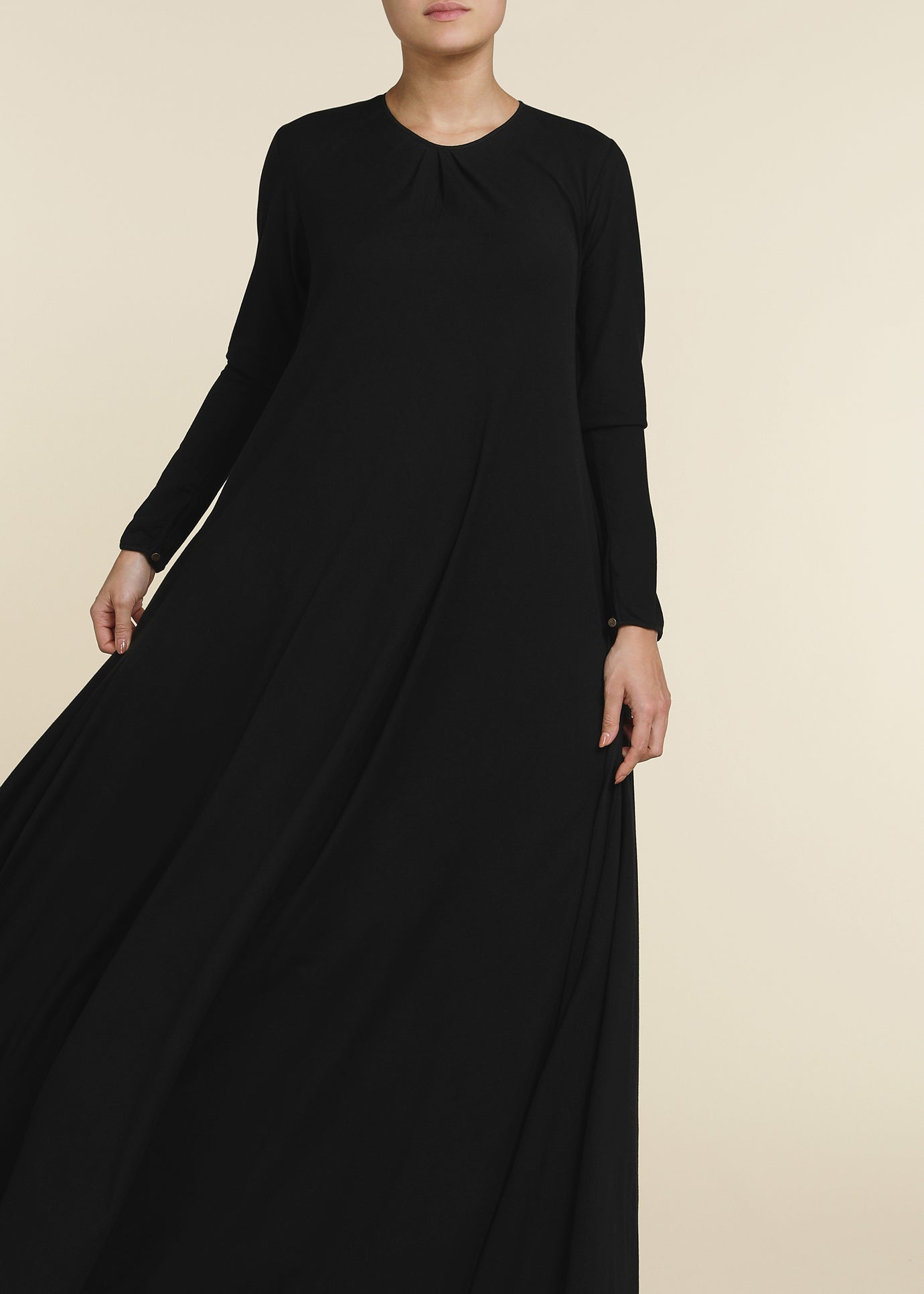 mulberry cotton abaya dress product info and reviews Premium Organza Frost Dainty Embellished Closed Abaya