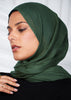 Olive Wool Modal Hijab