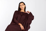 Floaty Kaftan Maroon | Kaftans | Aab Modest Wear