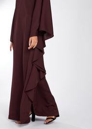 Floaty Kaftan Maroon | Kaftans | Aab Modest Wear