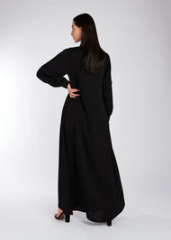 Layered Sleeve Abaya Black | Abayas | Aab Modest Wear