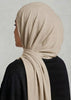 Premium Jersey Hijab Pebble