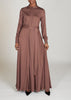 Shirted Maxi Dark Rose | Maxi Dresses | Aab Modest Wear