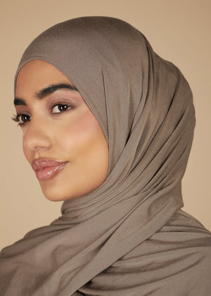 Premium Jersey Hijab Putty