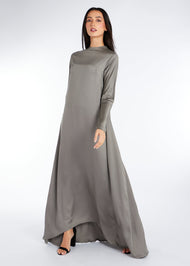 Silvery Grey Abaya