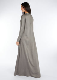 Silvery Grey Abaya