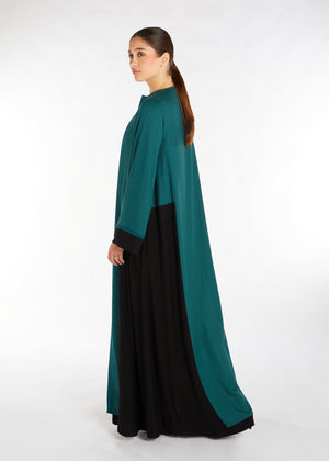 Two Tone Open Abaya | Abayas | Aab Modest Wear