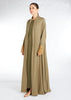 Green Orchid Open Abaya | Abayas | Aab Modest Wear