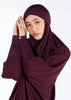 Jilbab Maroon - Prayer Outfit | Abayas | Aab Modest Wear
