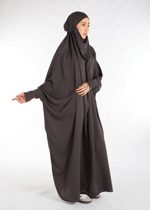 Jilbab Charcoal - Prayer Outfit