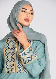 Eucalyptus Chiffon Silk Hijab | Hijabs | Aab Modest Wear